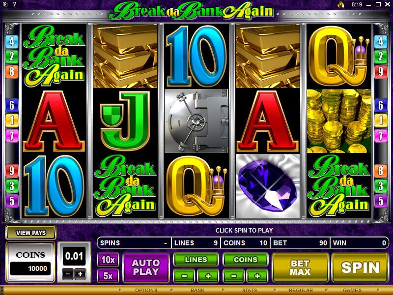 Break Da Bank Again Online Pokie - Australia