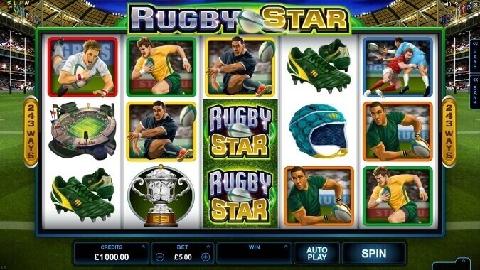 Rugby Stars Online Pokie