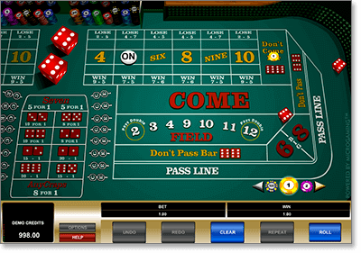 An Image of Vegas Craps Gameplay