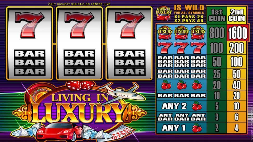 An image of Living In Luxury Pokie