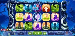 Image of Legend of the White Snake Pokie Game Play