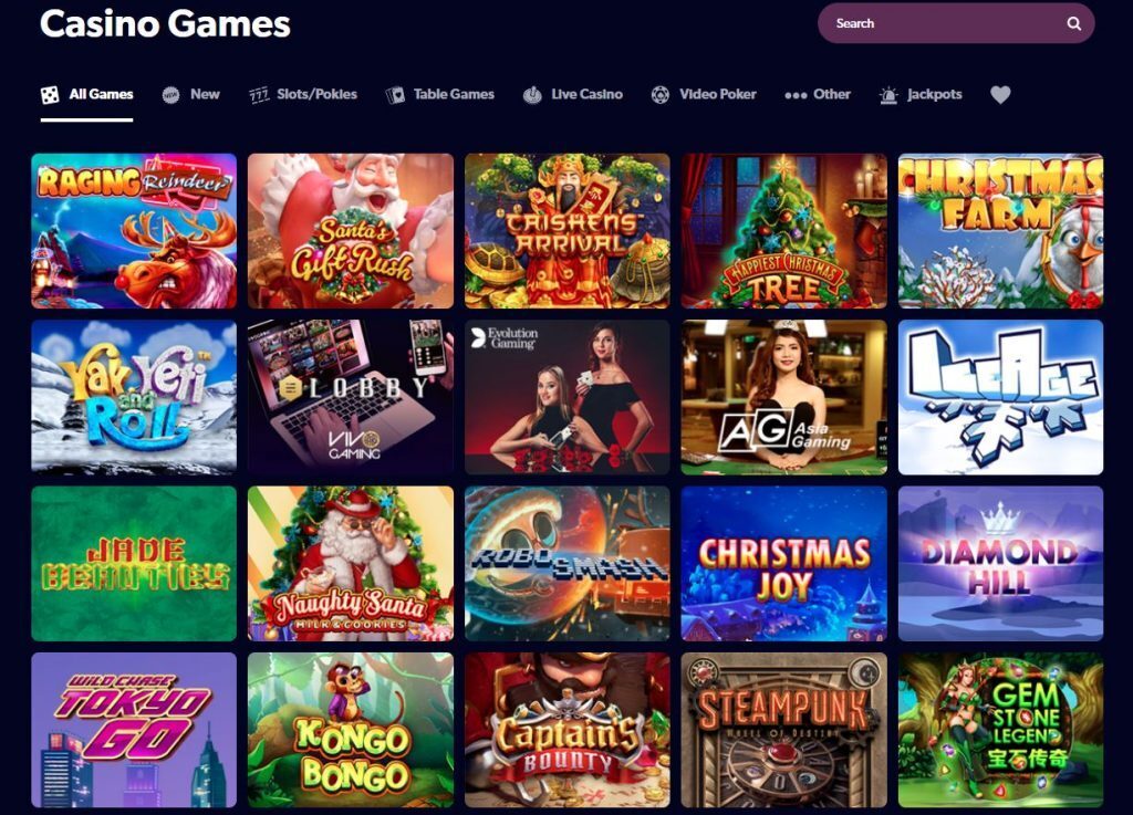 Kahuna Casino games