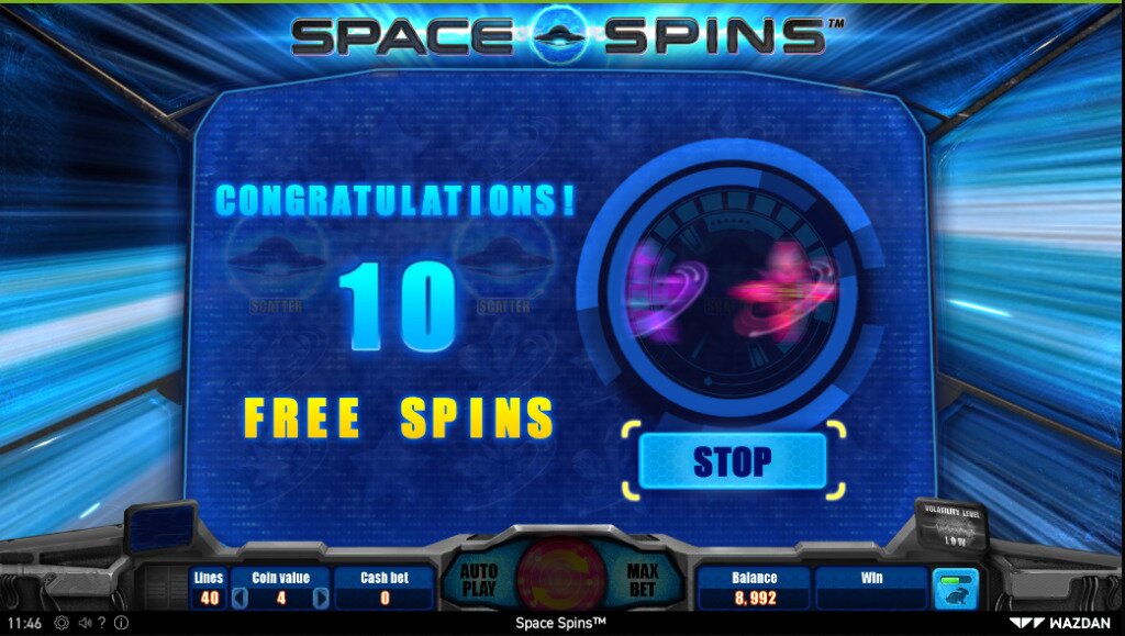 Space Spins Free Spins