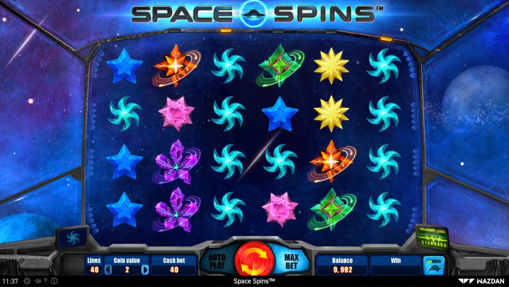 Space Spins Main Game