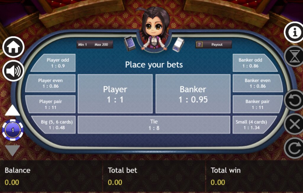 Super Baccarat Main Game