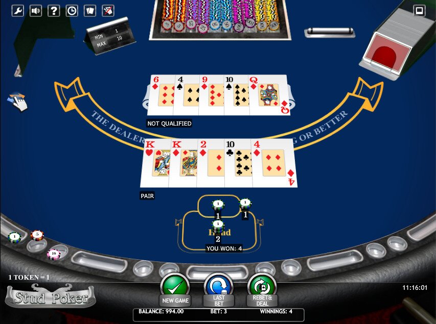 Stud Poker Main Game