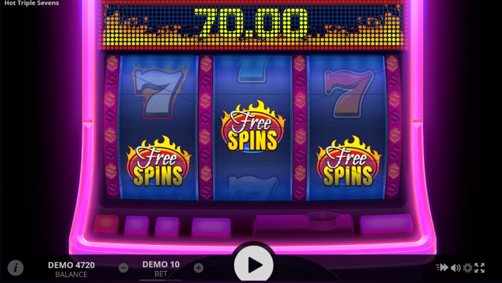 Hot Triple Sevens Free Spins