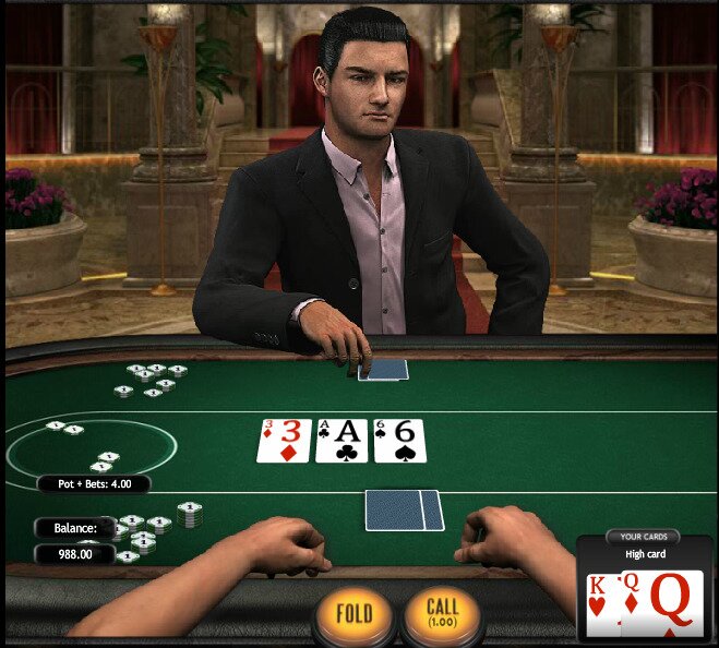 Poker3 Heads-Up Hold'em - Sun Vegas Casino