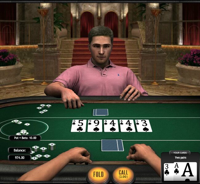 Poker3 Heads-Up Hold'em Two Pair - Sun Vegas Casino