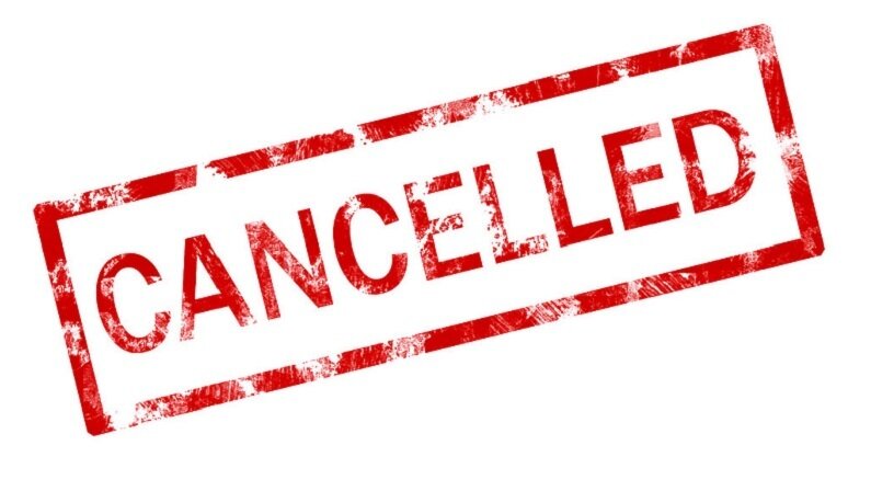 Events Cancelled - COVID-19