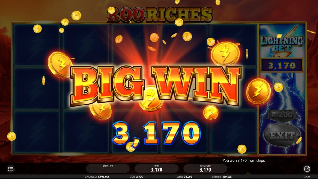 Roo Riches Big Win