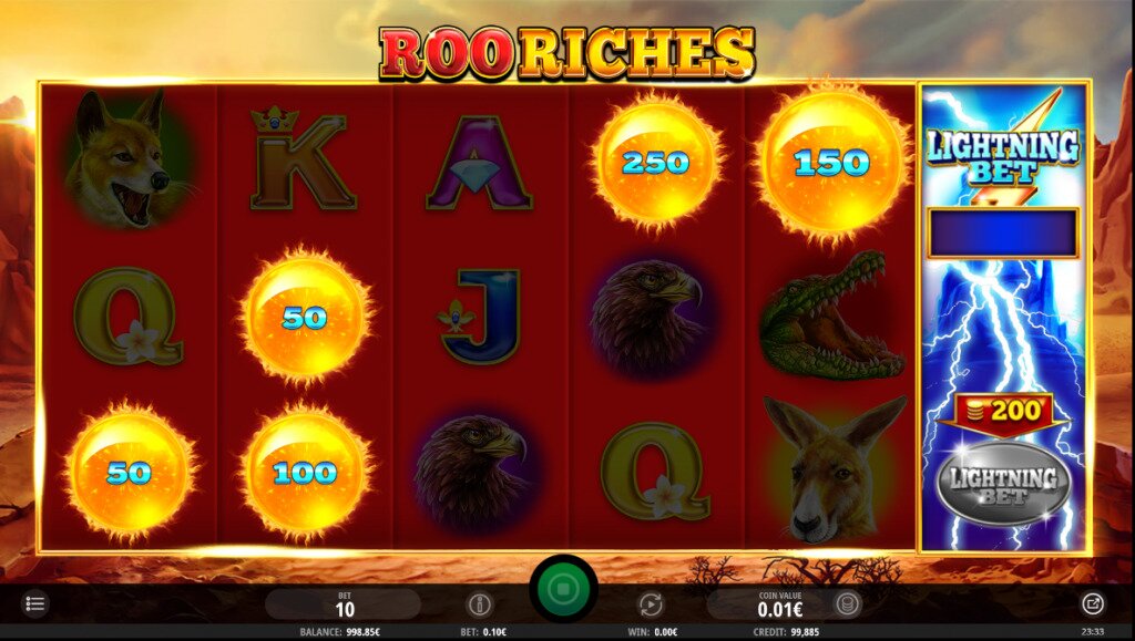 Roo Riches Cash Chip Spin