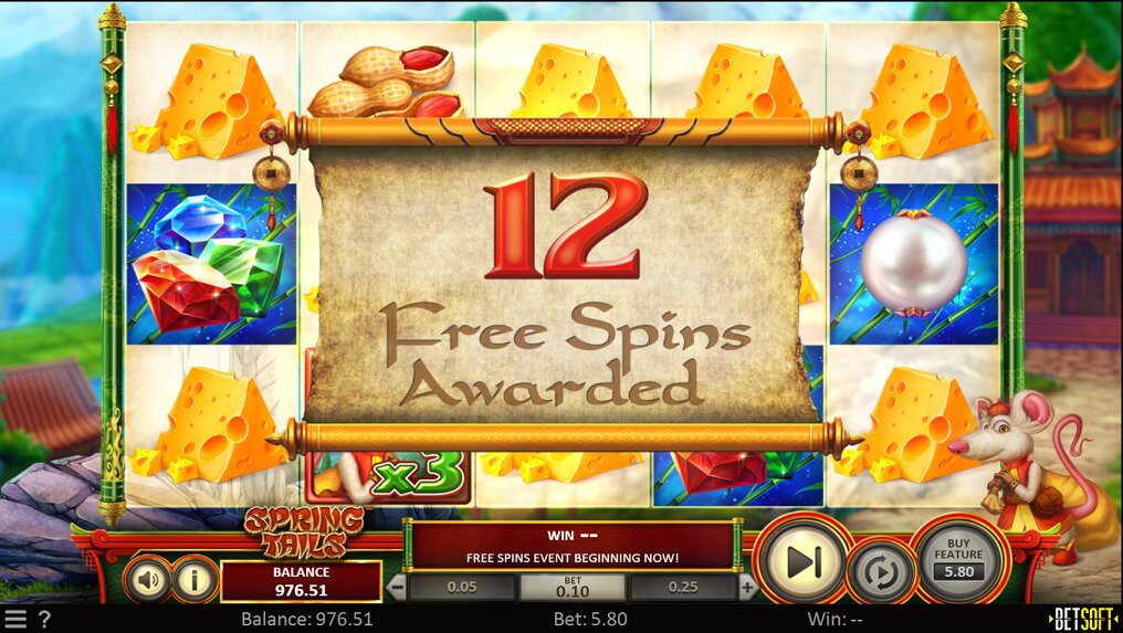 Spring Tails Free Spins Game