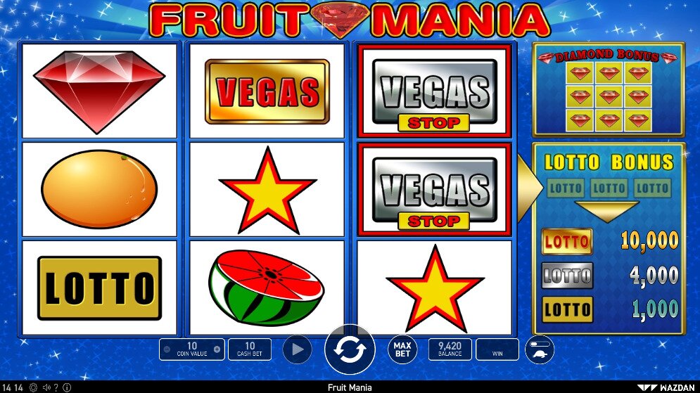Fruit Mania Diamond Bonus Unlock