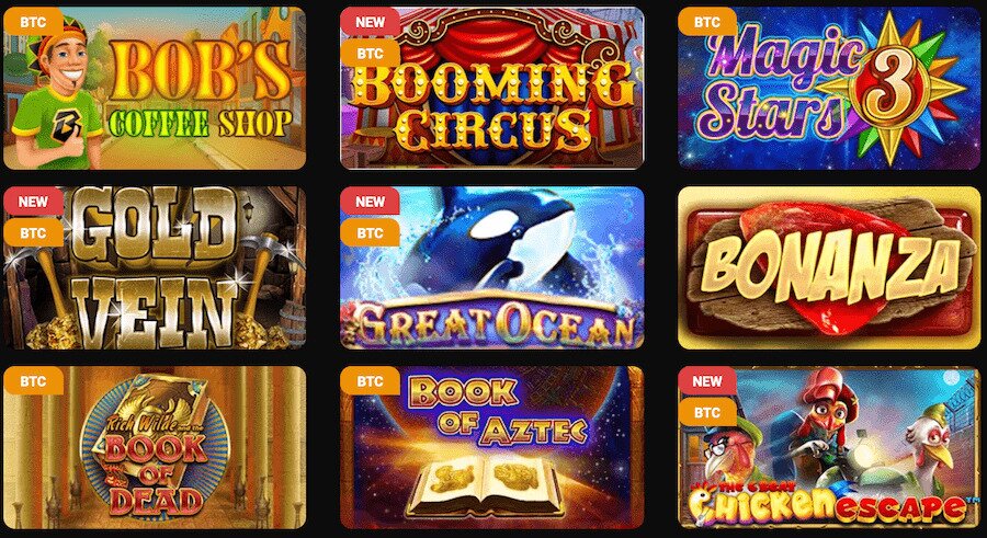 CasinoChan Casino Games Screenshot