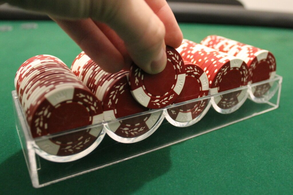 Casino Chip Rack