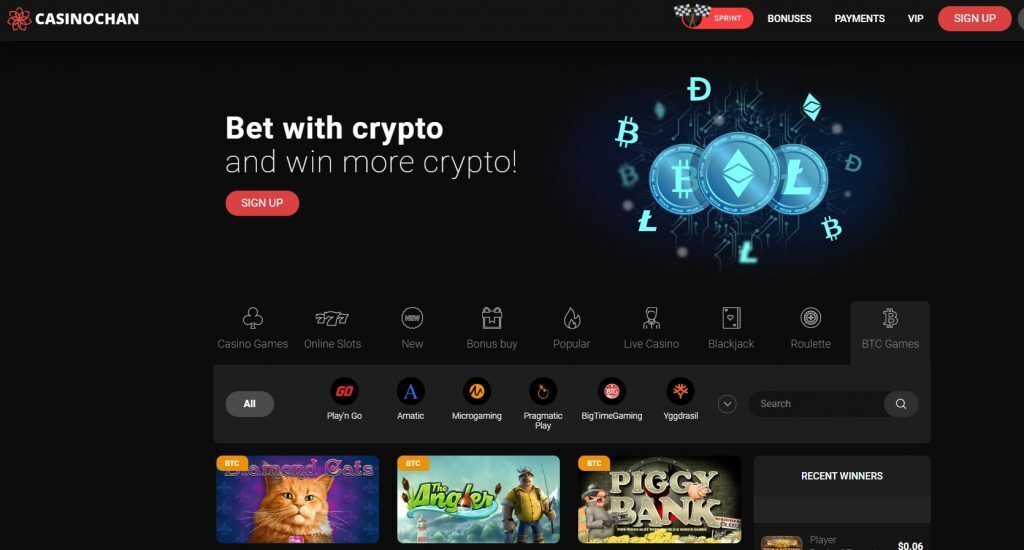 CasinoChan Bitcoin