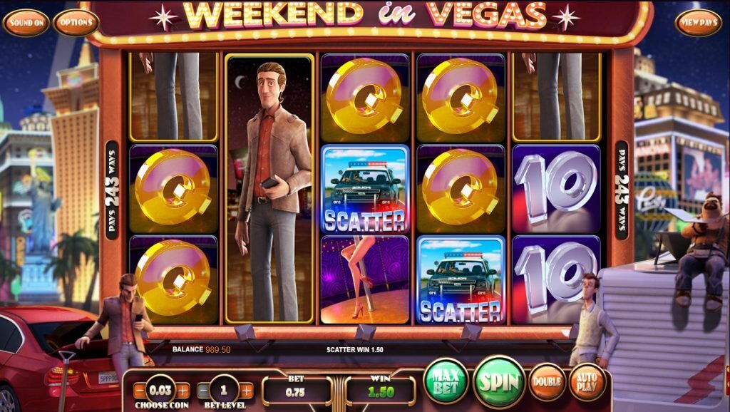Weekend in Vegas Main Game