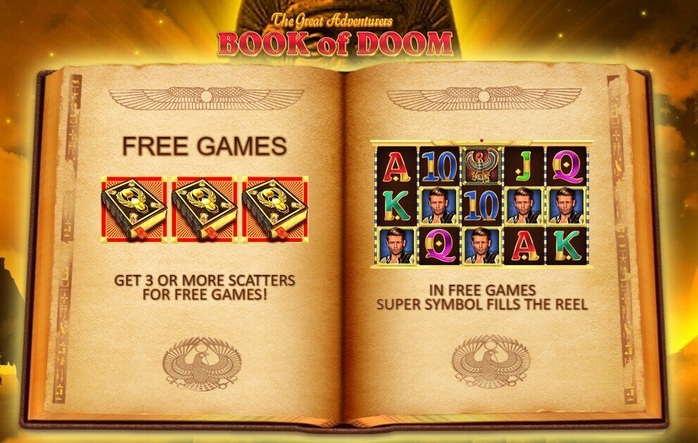 Book of Doom Pokies Free Games