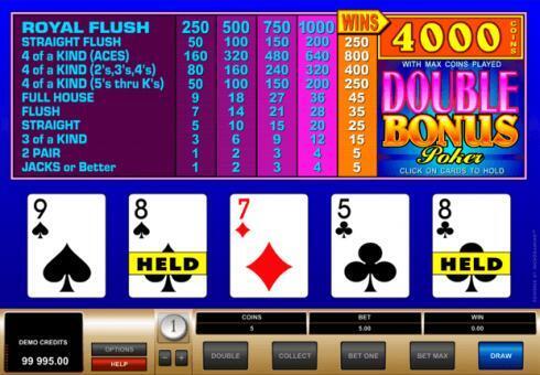 Hold Low Pair Video Poker