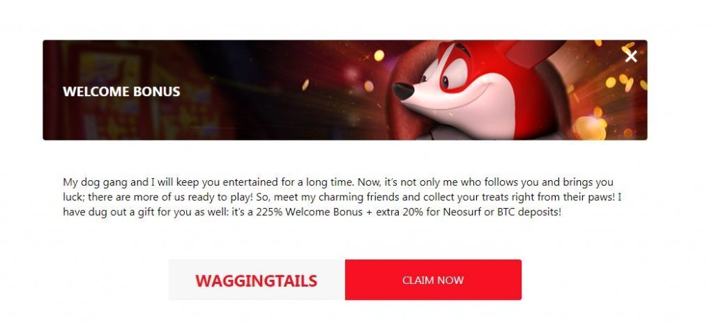 Red Dog Casino Welcome Bonus