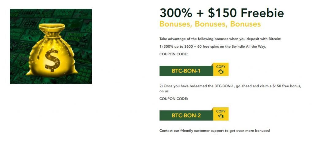 Fair Go Casino Bitcoin Bonuses