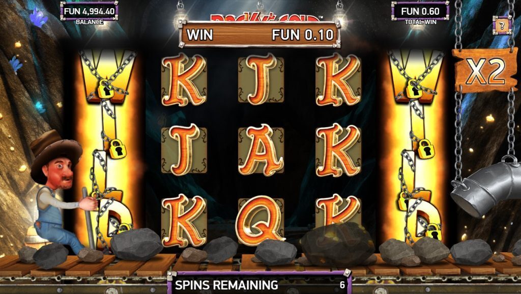 Rocky's Gold Free Spins