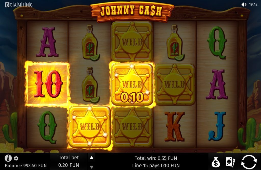 Johnny Cash Bgaming Main Game
