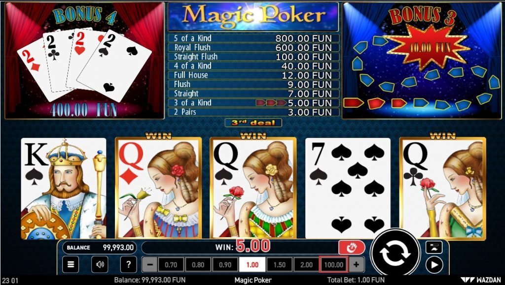 Magic Poker Deal 3
