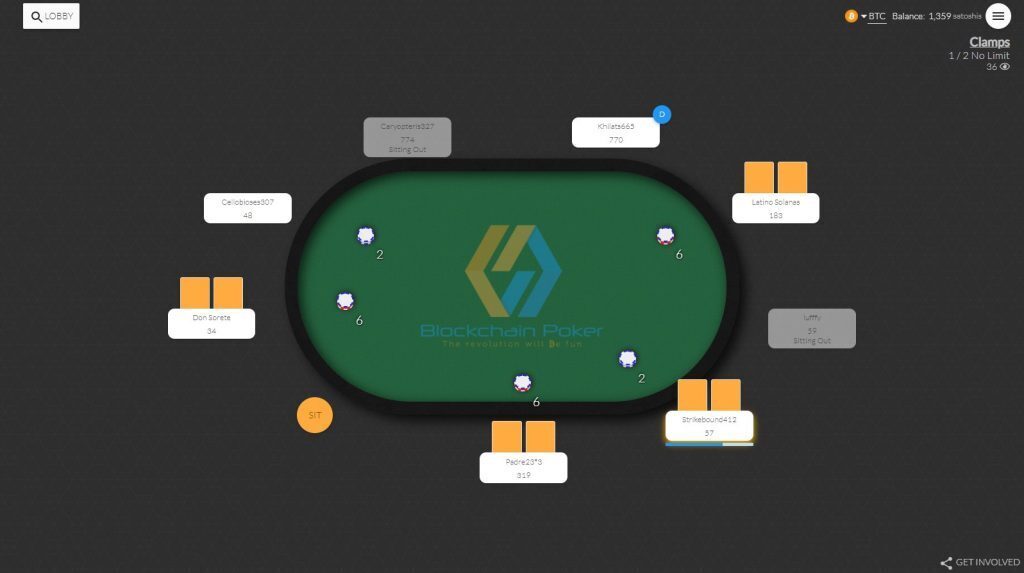 Blockchain Poker Cash Game