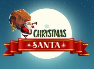 Christmas Santa Pokies Logo