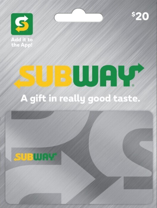 Subway Gift Card