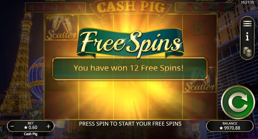 Cash Pig Free Spins