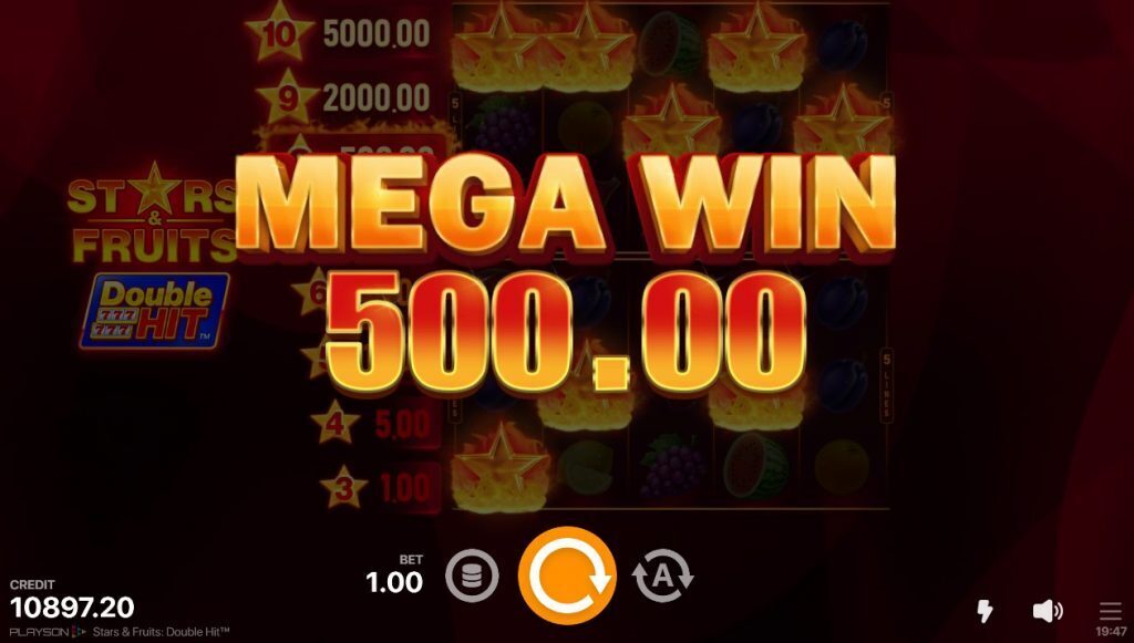 3 Fruits Wins Double HIt Mega Win