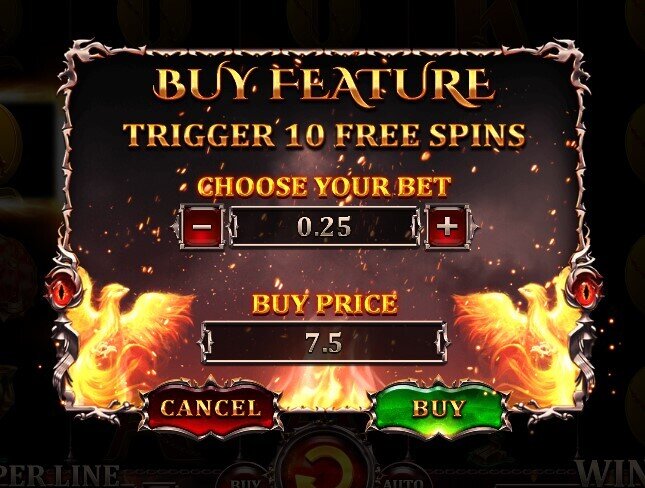 Queen of Fire Buy Feature