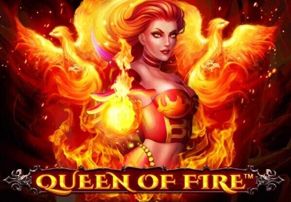 Queen of Fire Pokies Logo