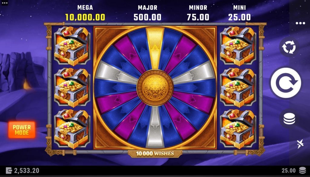 10000 Wishes Jackpot Spin Trigger