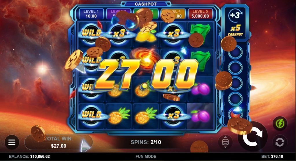 Gem Universe Cash Pot Free Spins