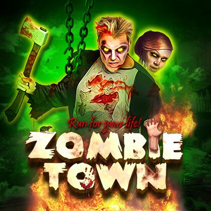 Zombie Town Pokies Logo