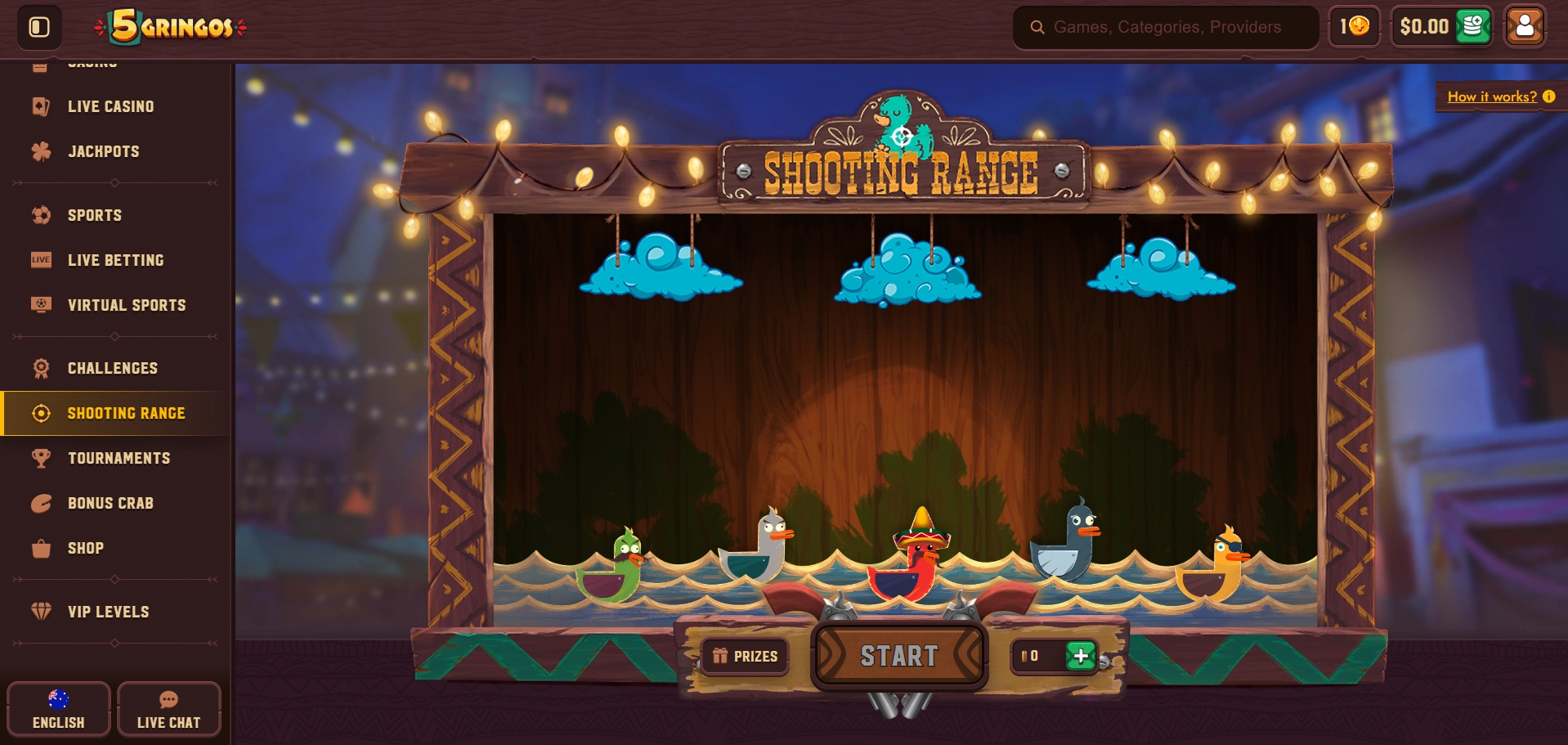 5Gringos Casino promotion