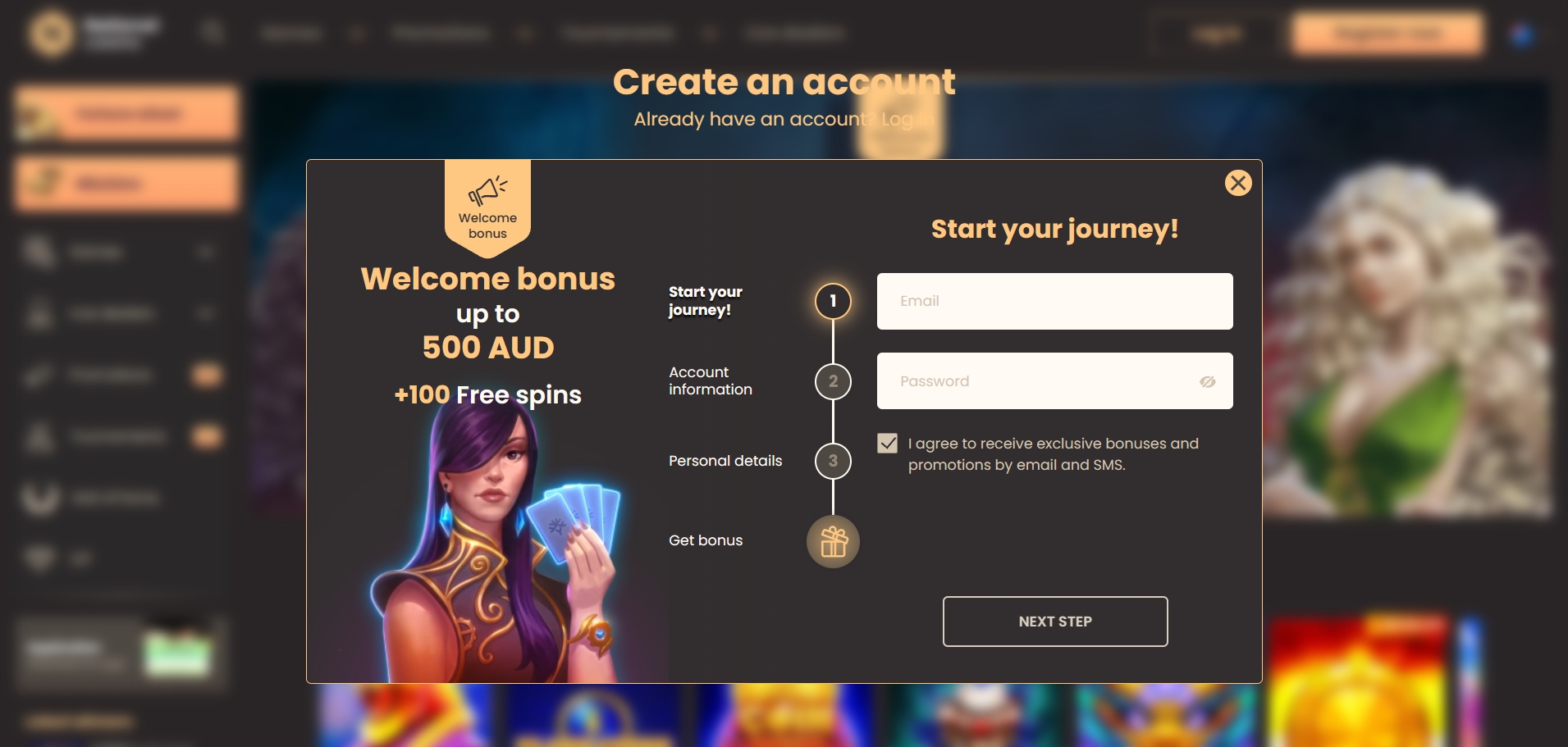 National Casino Signup 1
