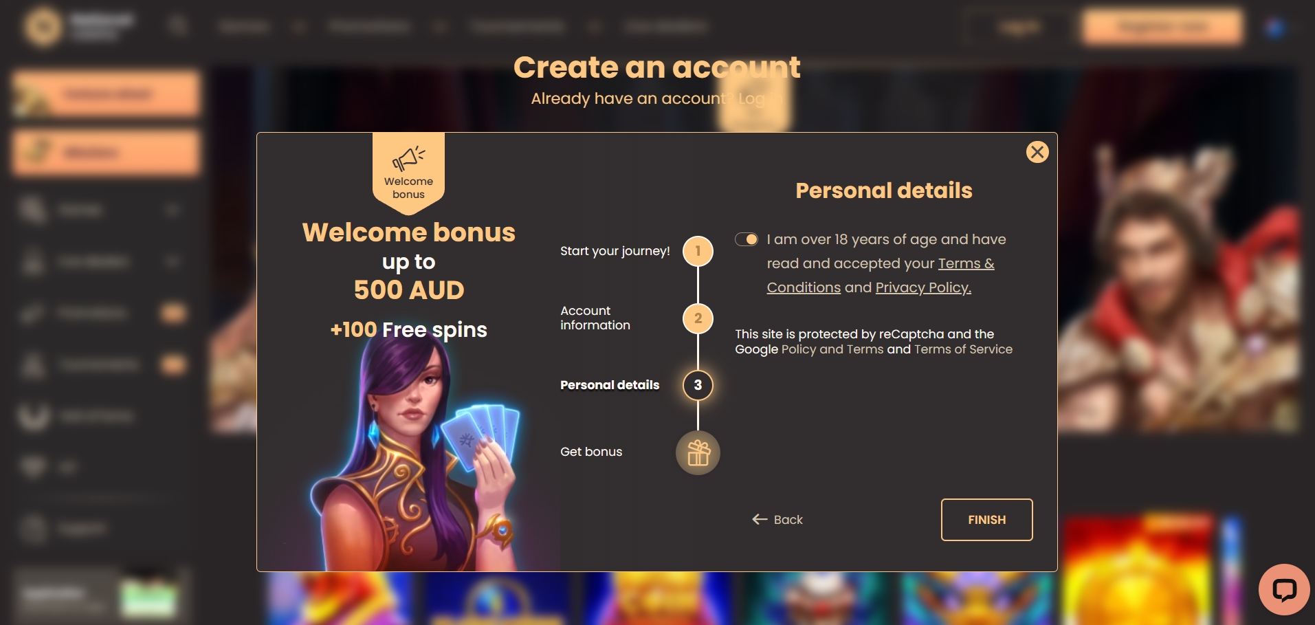 National Casino Signup 5