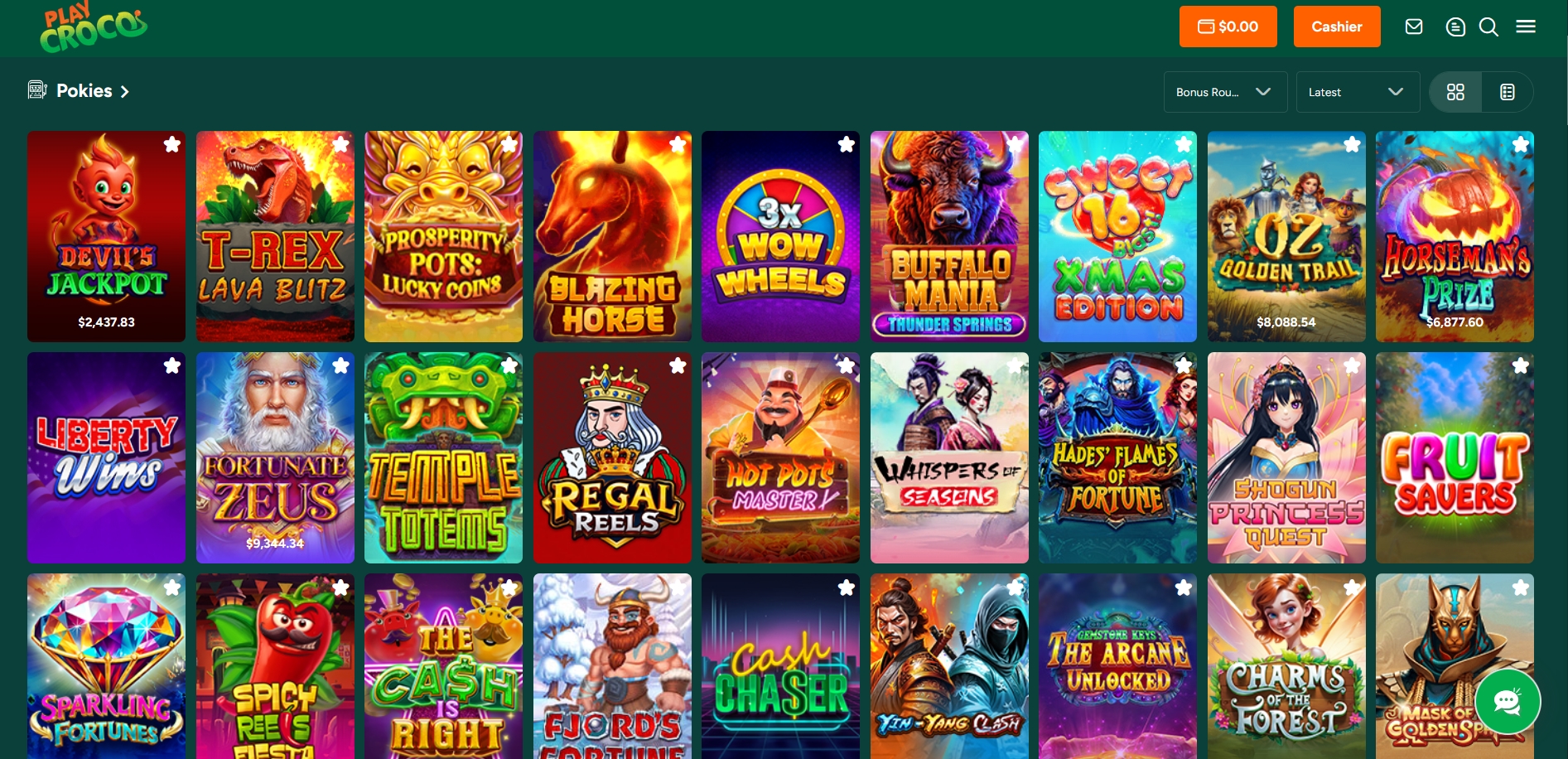 PlayCroco Casino online Pokies