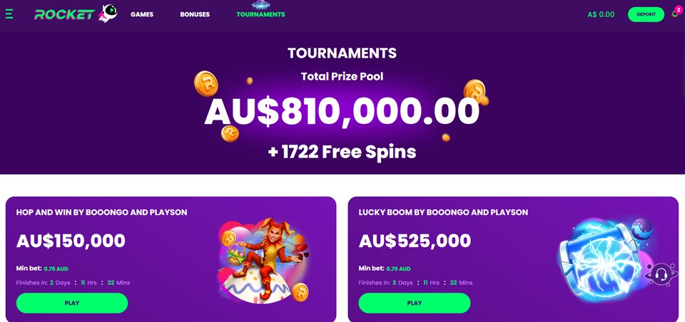 Casino Rocket Tournaments