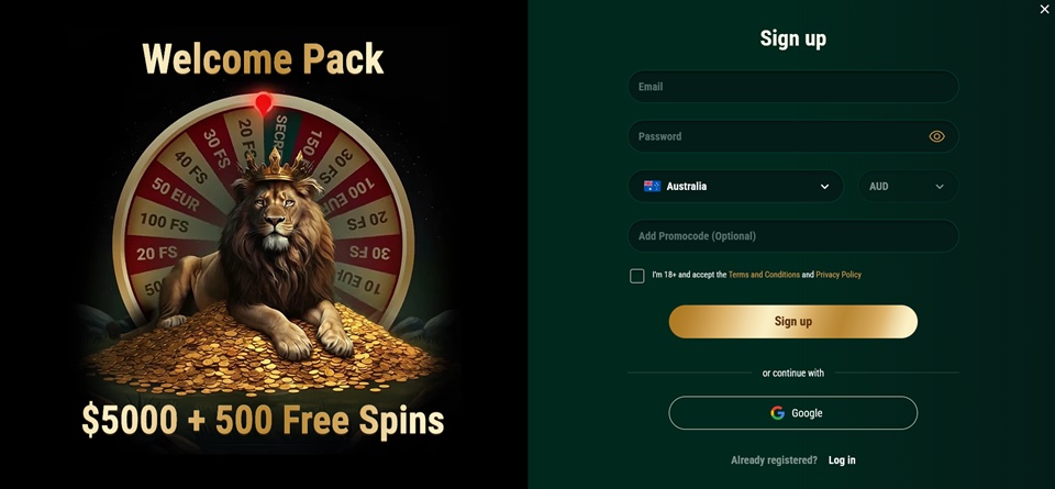 Richard Casino Signup 1