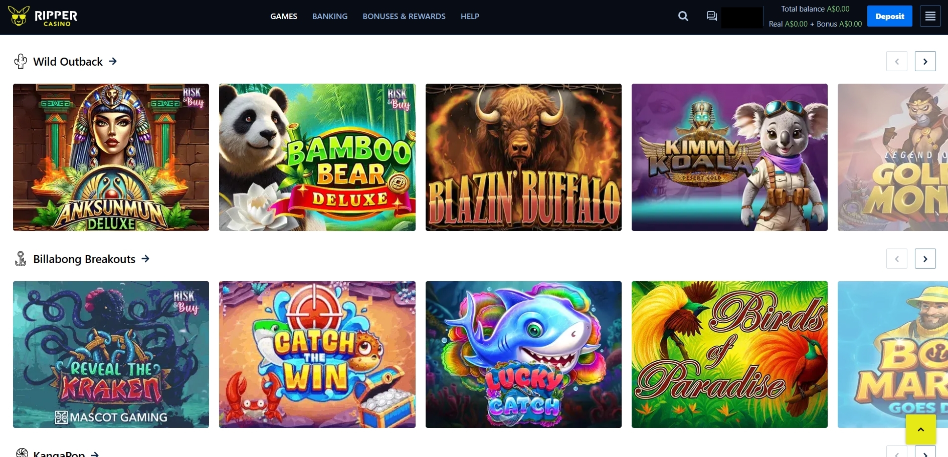 Ripper Casino Online Pokies