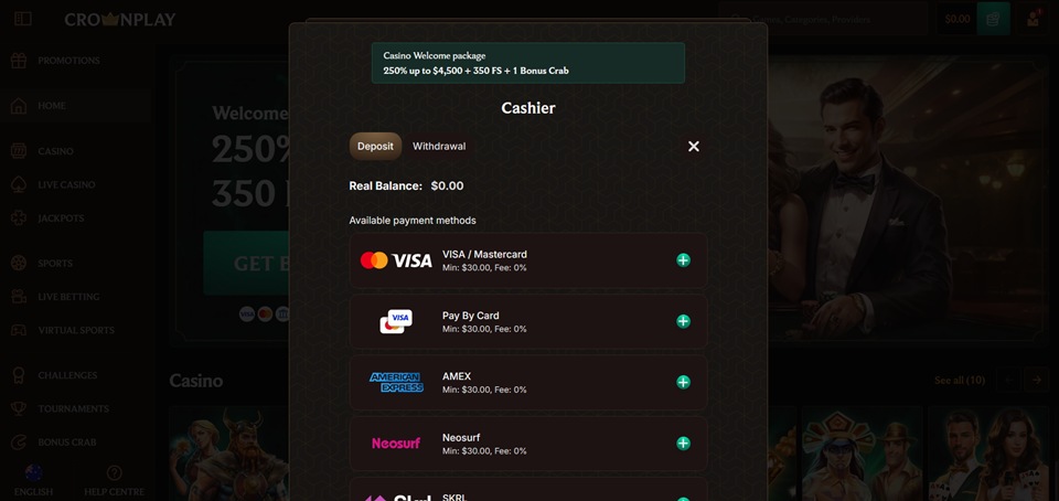 Crownplay Casino Signup 4