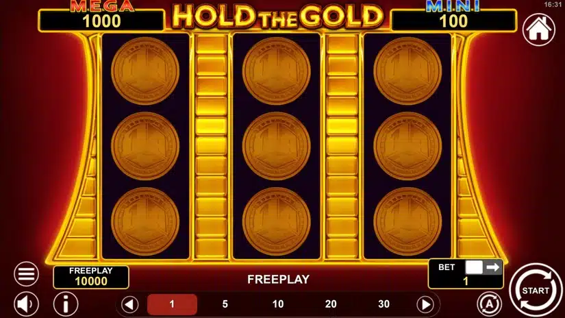 Hold The Gold Fortune - gameplay