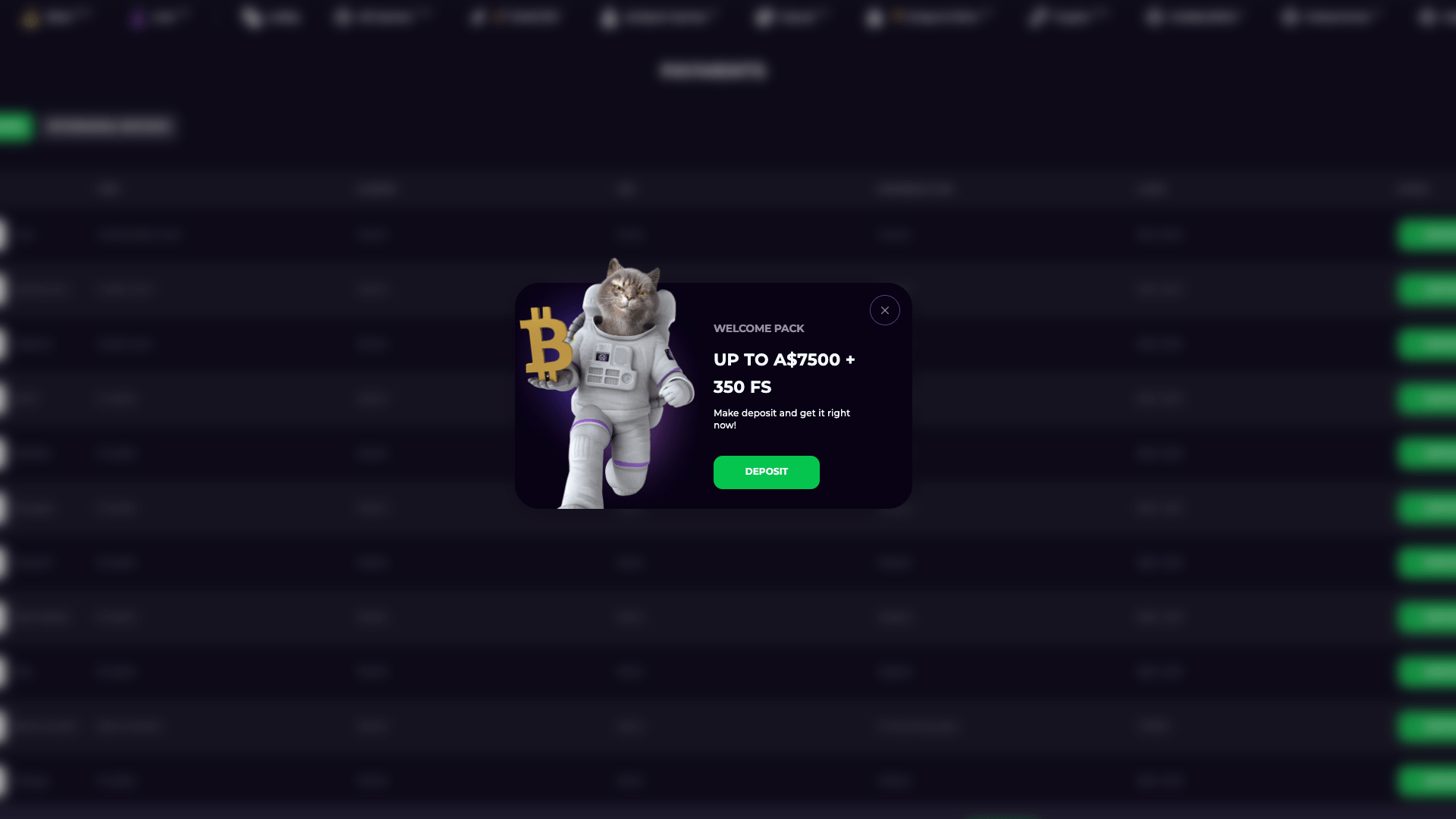 Kosmonaut Sign up 2