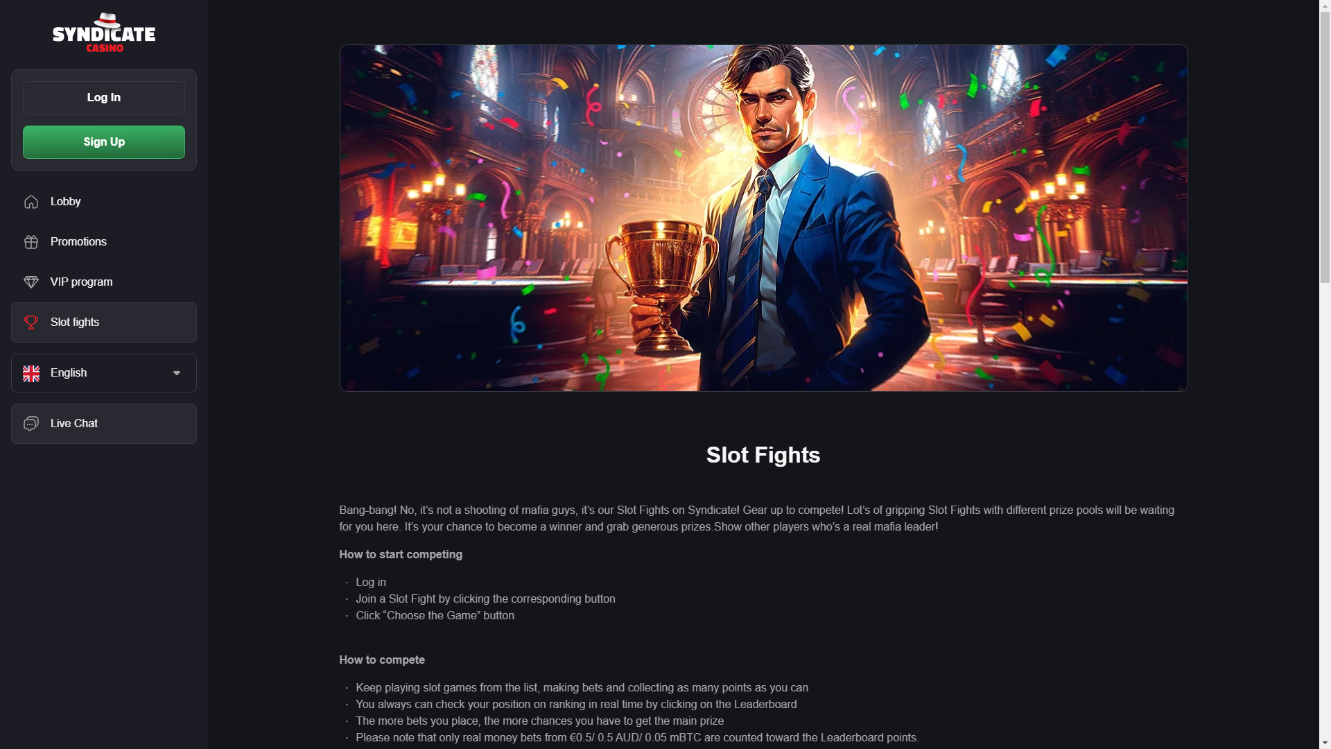 Syndicate Casino Slot Fights